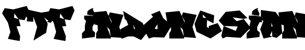 FTF Indonesiana Go Graffitiana font preview